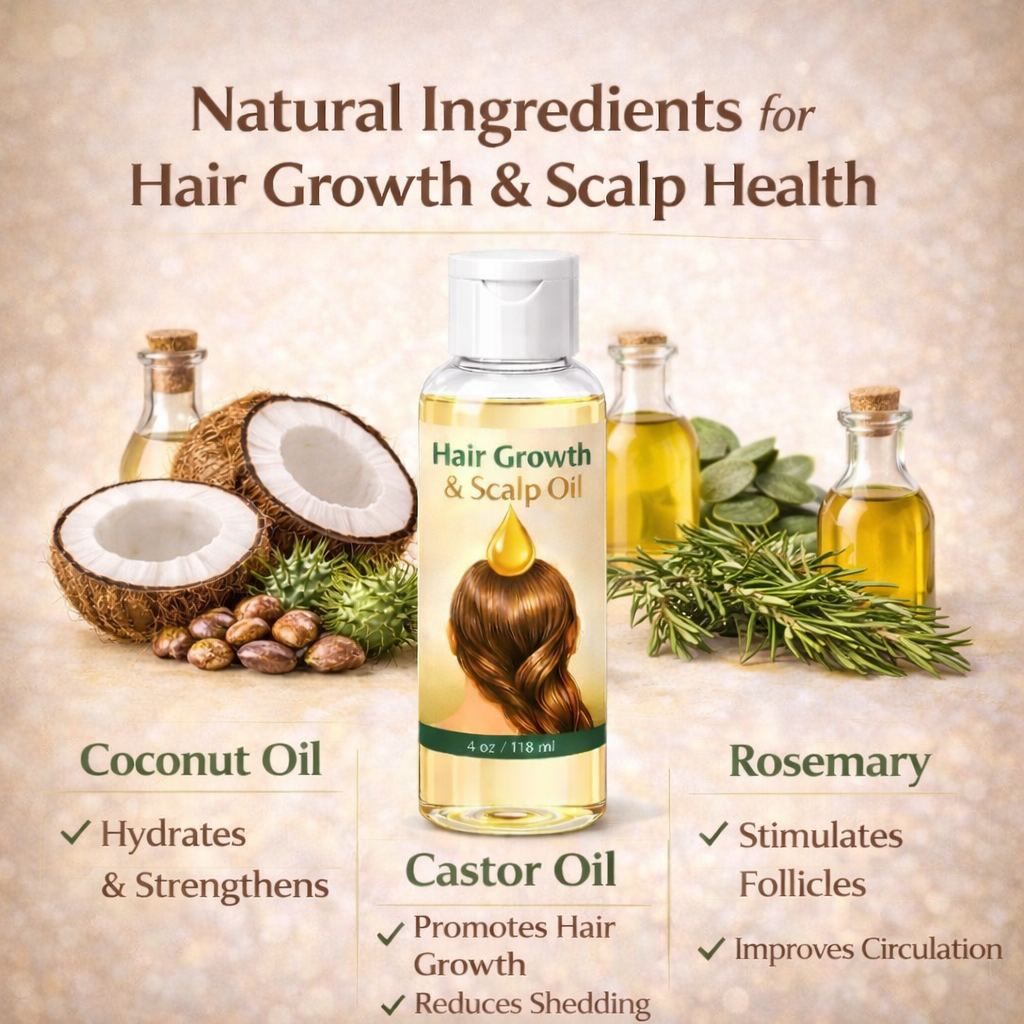 Hair Growth & Scalp Oil