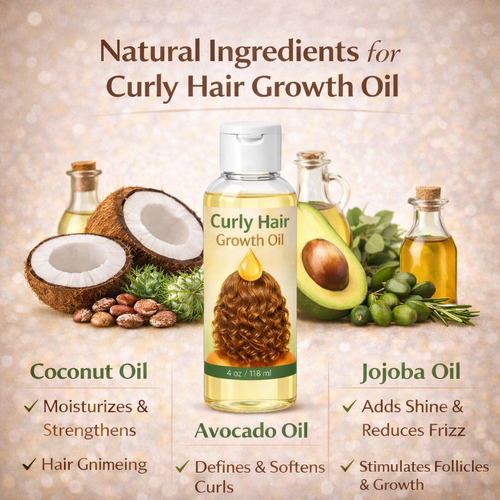 Curly Hair Growth Oil