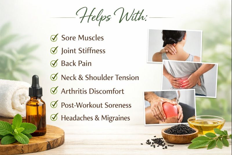 Pain Relief Oil 100% Natural