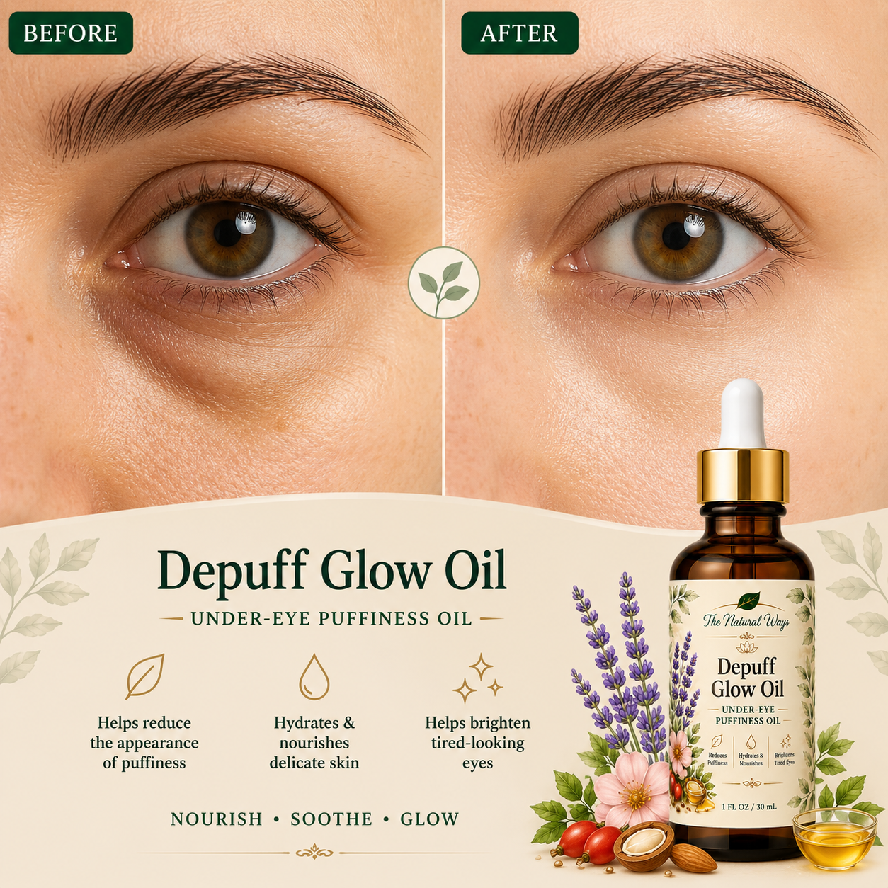 Depuff Glow Oil